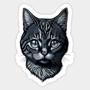 Black Cat Sticker